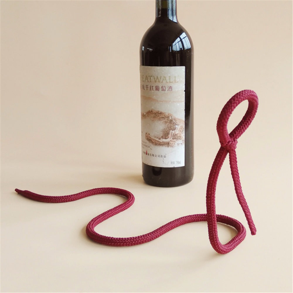 Creative Novelty Magic Illusion Floating Wine Bottle Holder Rope Lasso Wine Rack Whisky Whiskey Kitchen Bar Pub Accessories